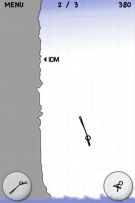 Stickman Cliff Diving android App screenshot 1