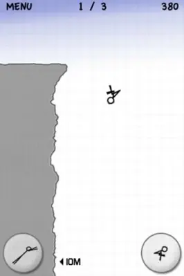 Stickman Cliff Diving android App screenshot 2